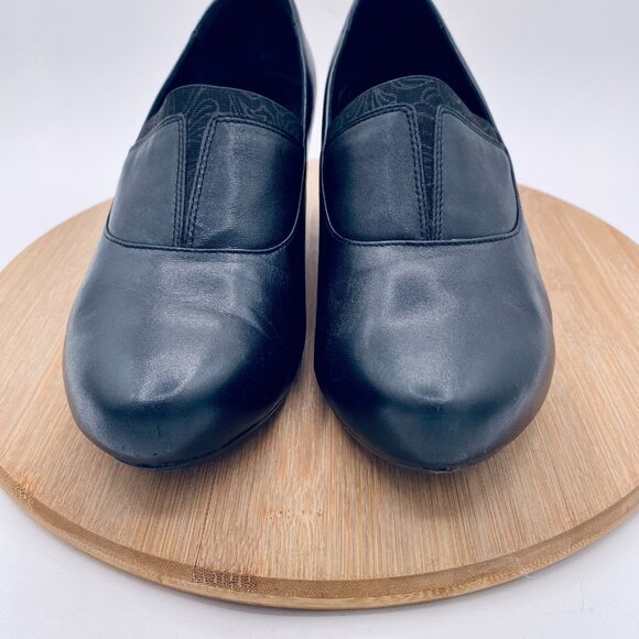 Dansko Shoes Womens 10 41 Black Leather Loafers Whimsygoth Fairy - Picture 3 of 11